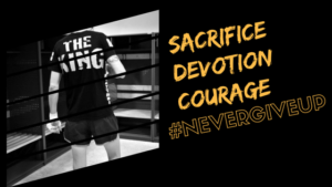 sacrifice, devotion, courage